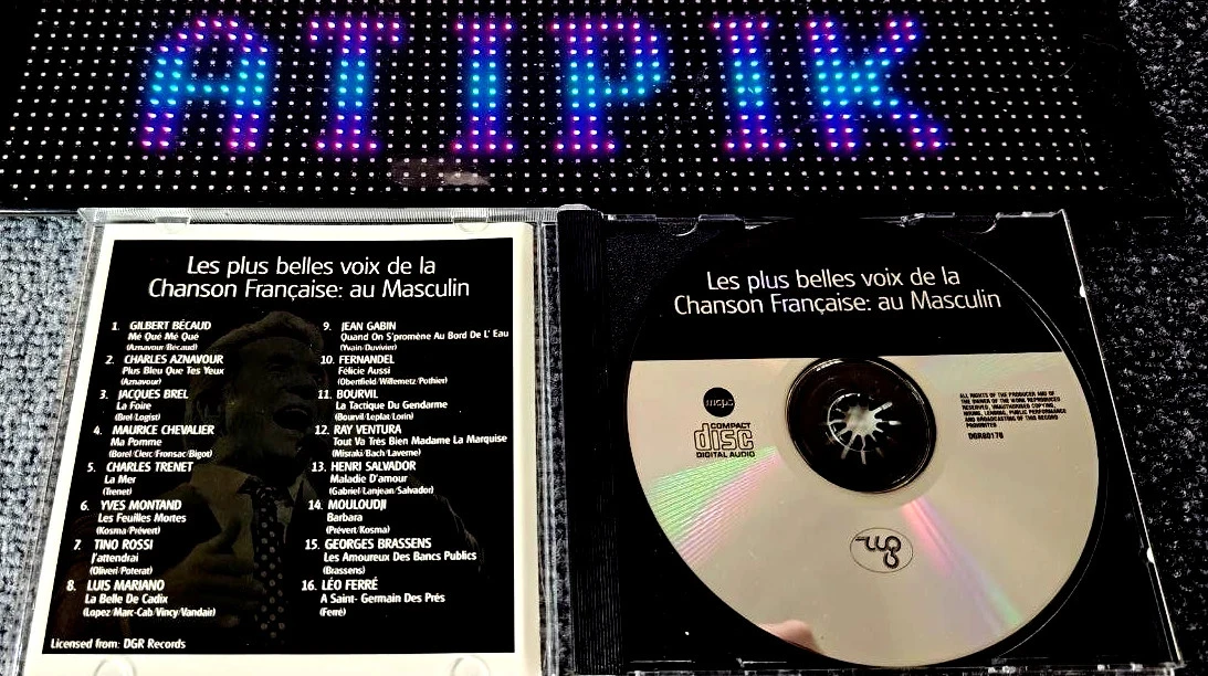 🥇 Cd As Mais Belas Vozes Da Canção Francesa Ao Masculino - Importação 🎶 – photo 3